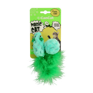Juguete CanCat Raton y pelota Con Pluma