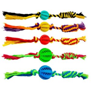 Pelota de beisbol con soga de Algodon Bestia Peluda